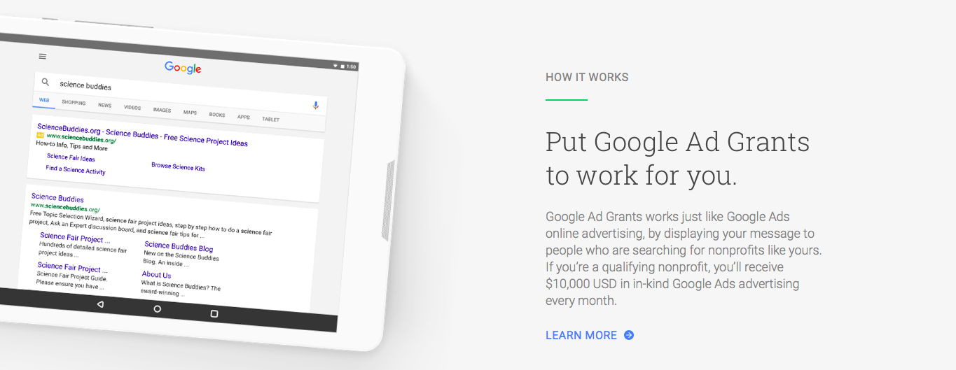 Google Ad Grants: the perfect boost for nonprofit fundraising