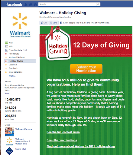 Walmart - Holiday Giving