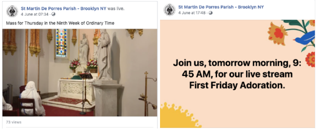 St. Martin dePorres Facebook Mass