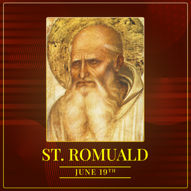June 19, St. Romuald