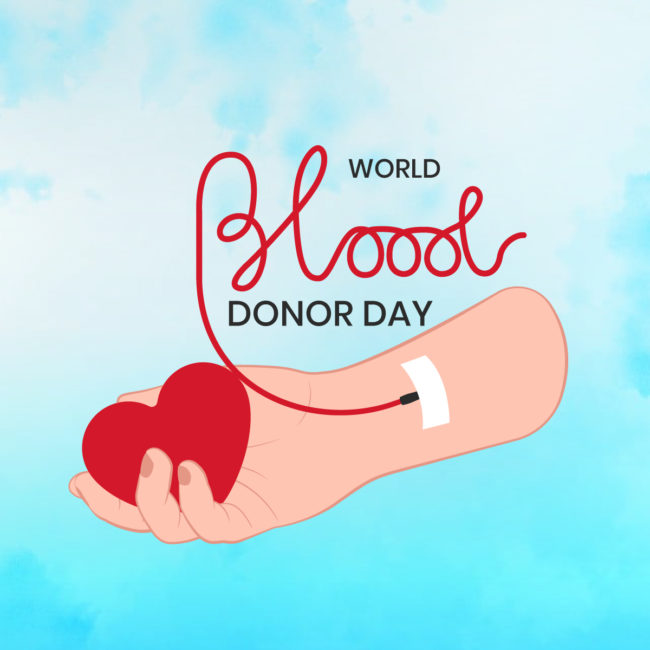 June 14, World Blood Donor Day
