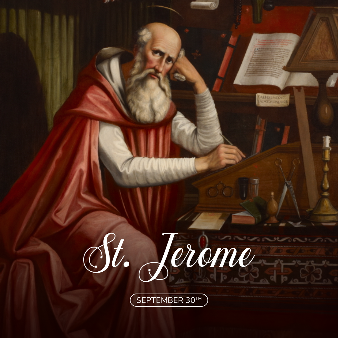 September 30th, St. Jerome 
