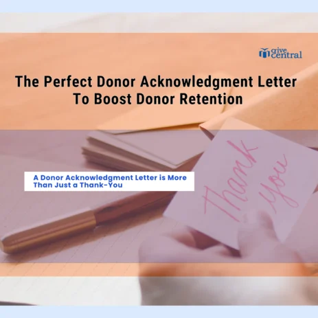 Perfect Donor Acknowledgment Letter