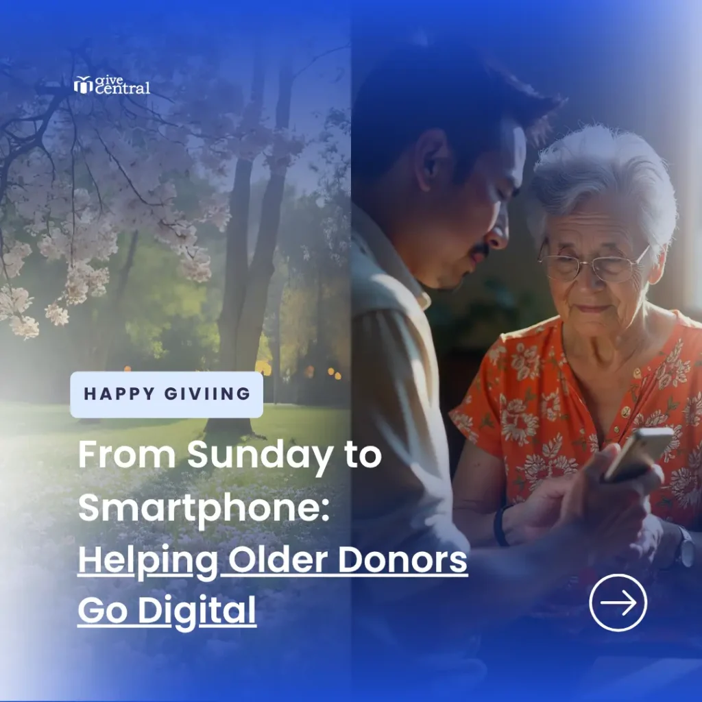 onlinee giving for senior Donors