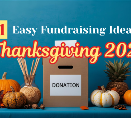 Easy Fundraising Ideas - GiveCentral Blog Thanksgiving 2025 image featuring easy fundraising ideas for community engagement and support.