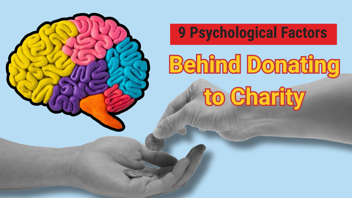 Photo depicting 9 psychological reasons that drive people to contribute to charitable causes.